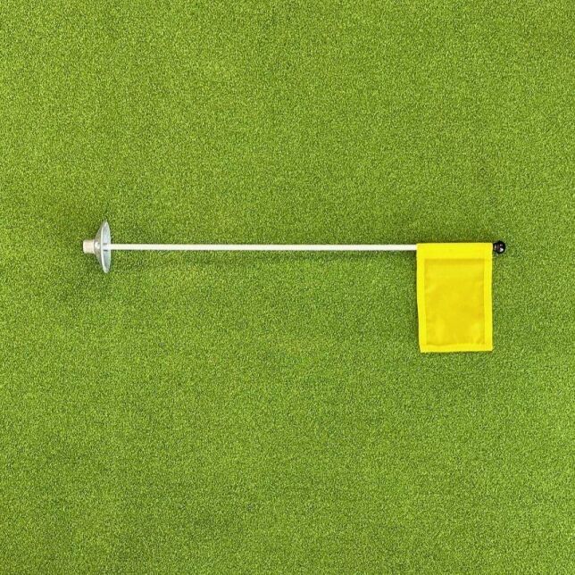 Flag Pole Set - Yellow