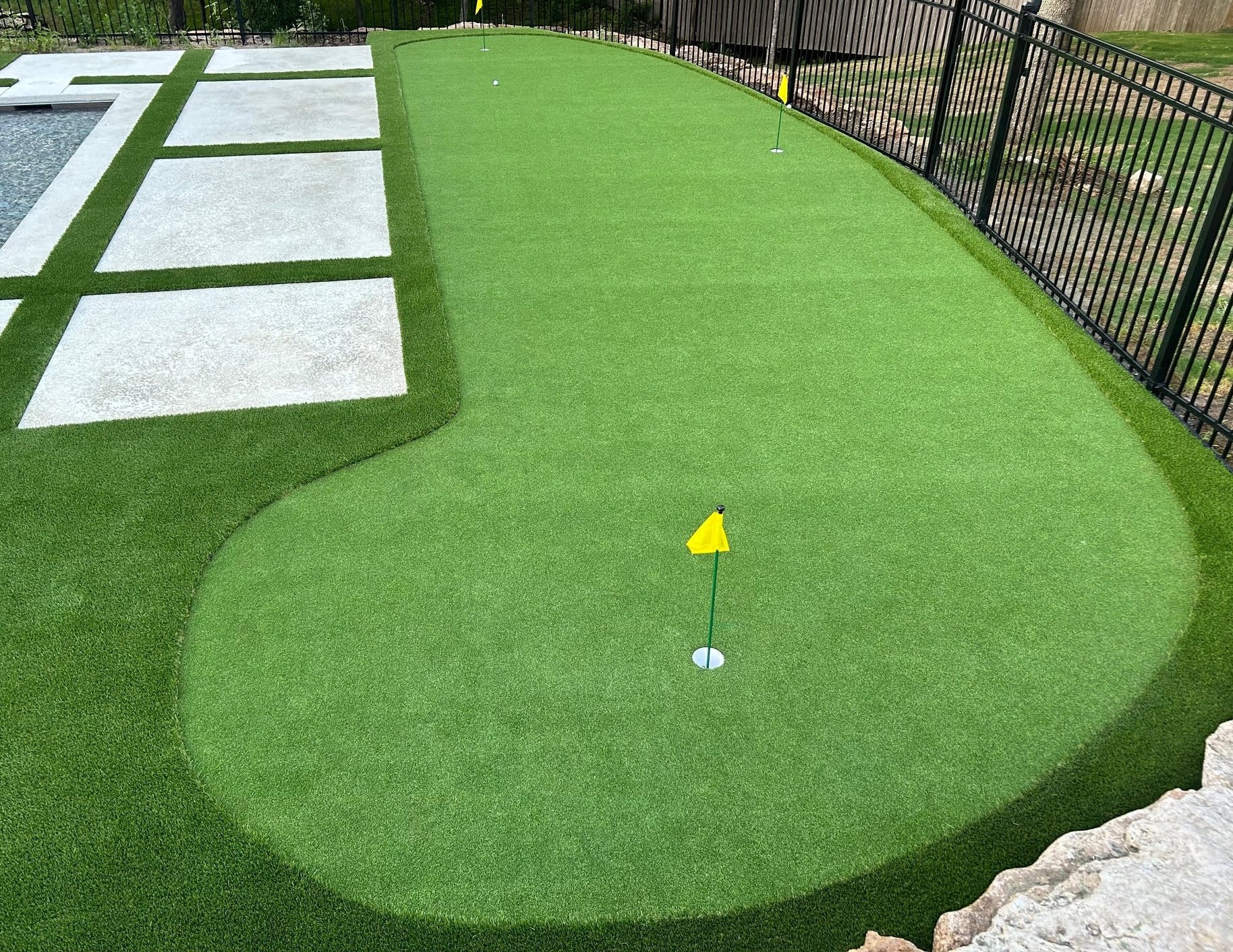 fake grass home green