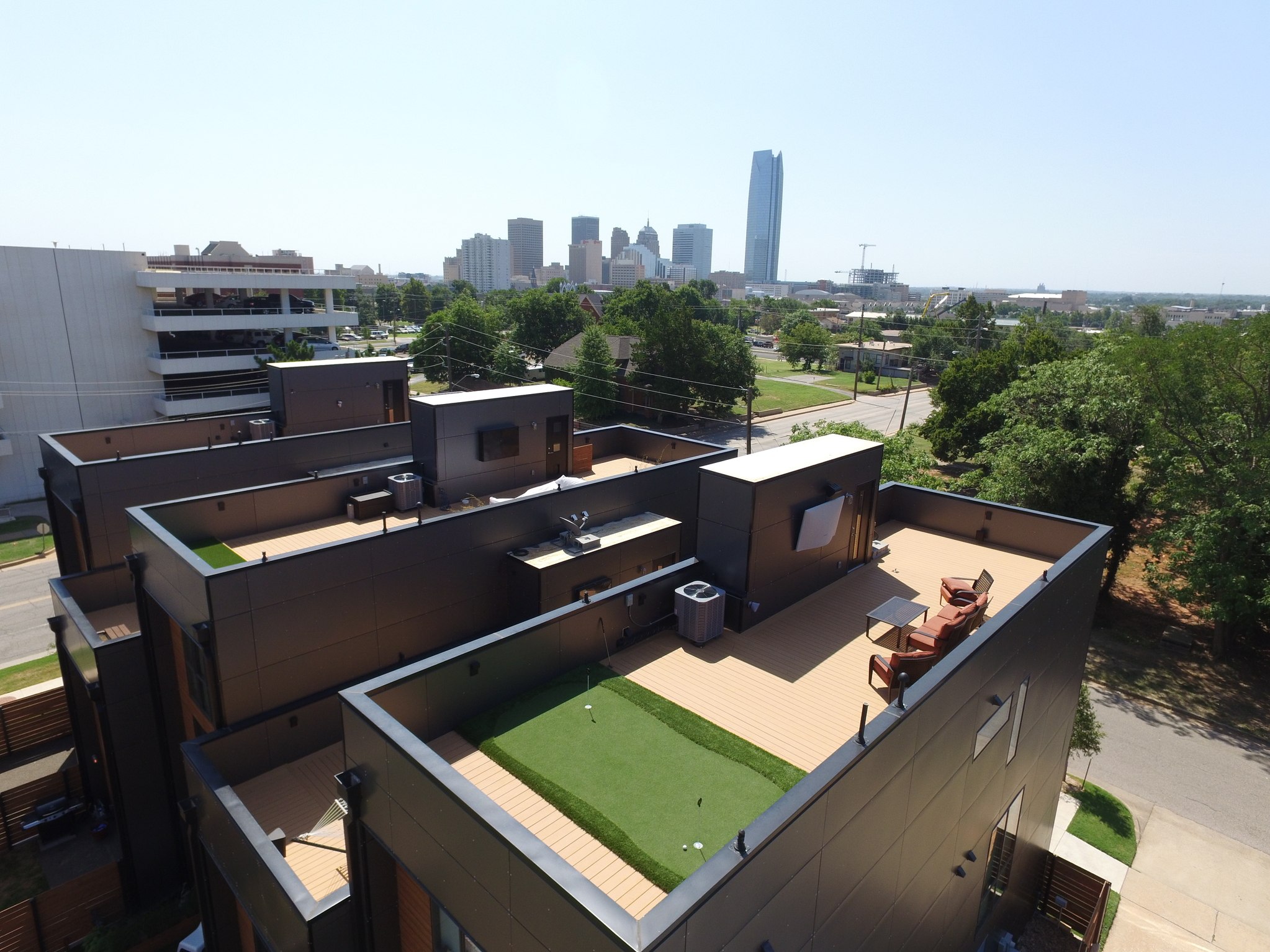 Rooftop with Synthetic Grass