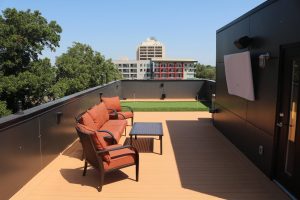 rooftop with synthetic grass