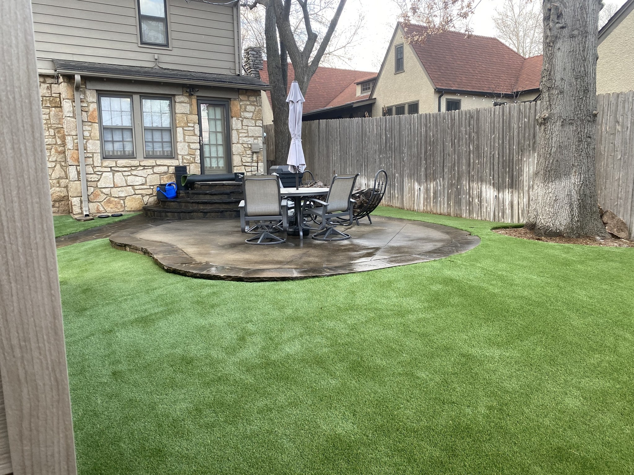 Relaxation on Synthetic Grass