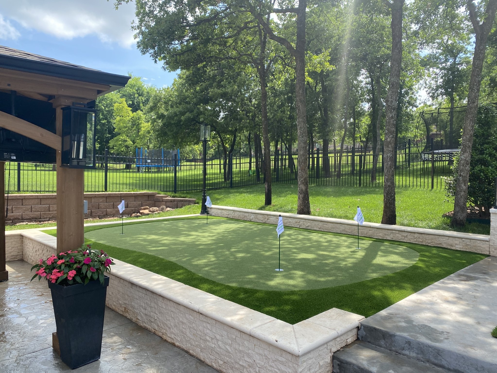 home synthetic grass putting green