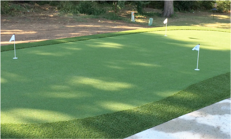 home synthetic putting green