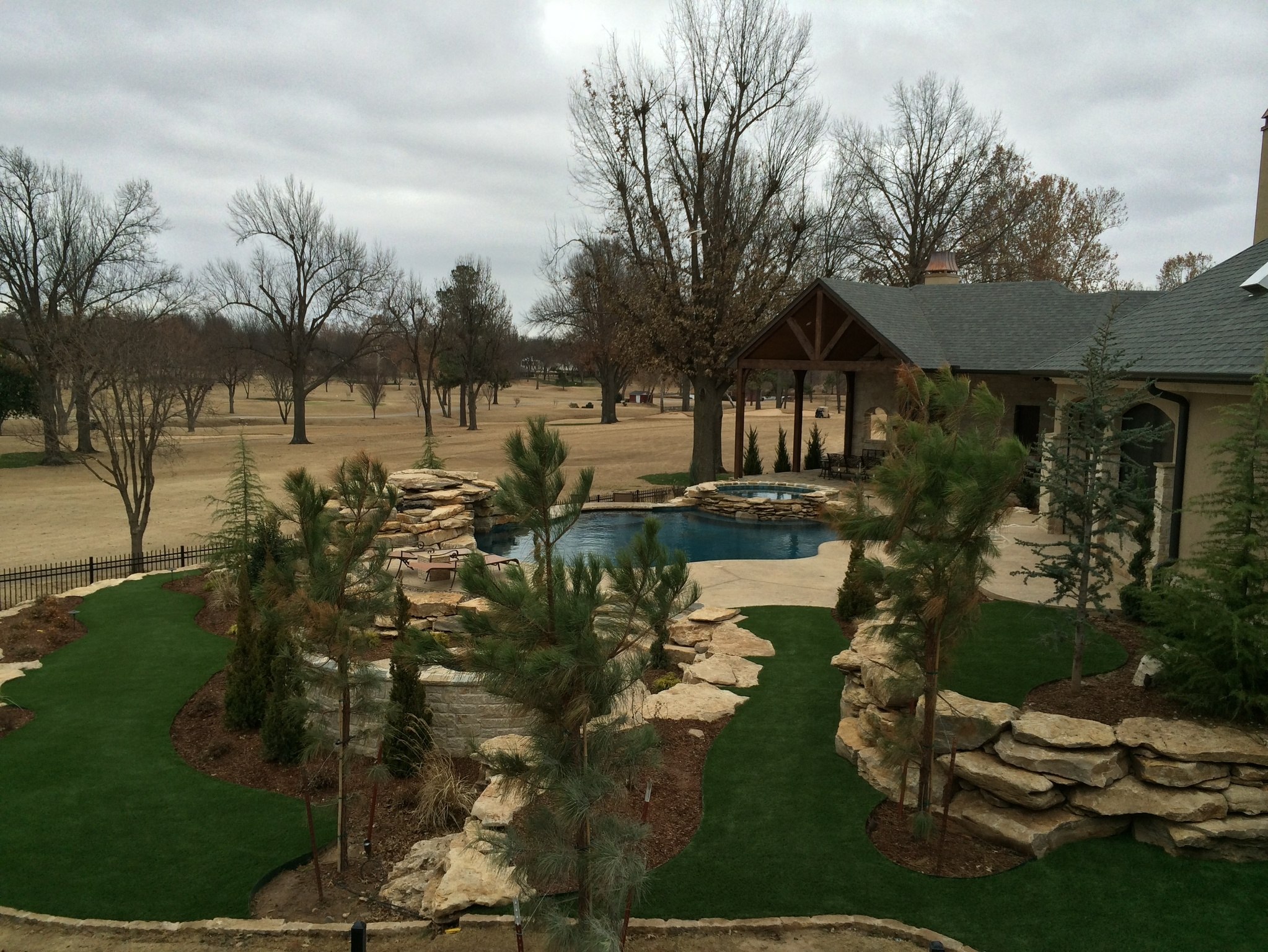 Backyard Synthetic Grass