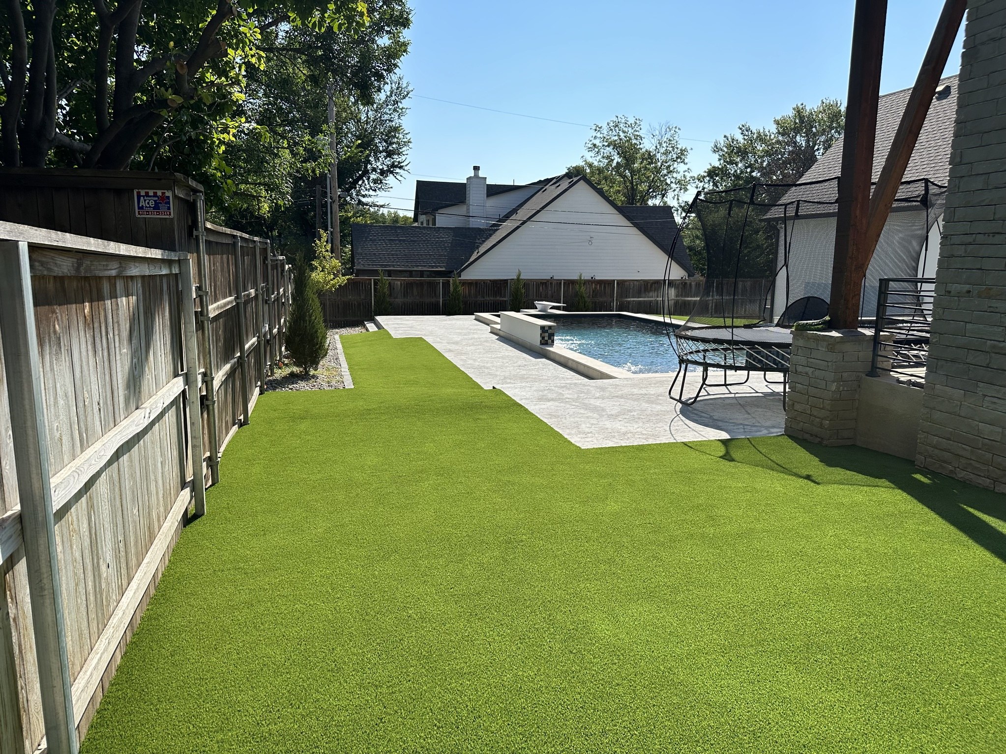 artificial grass yard