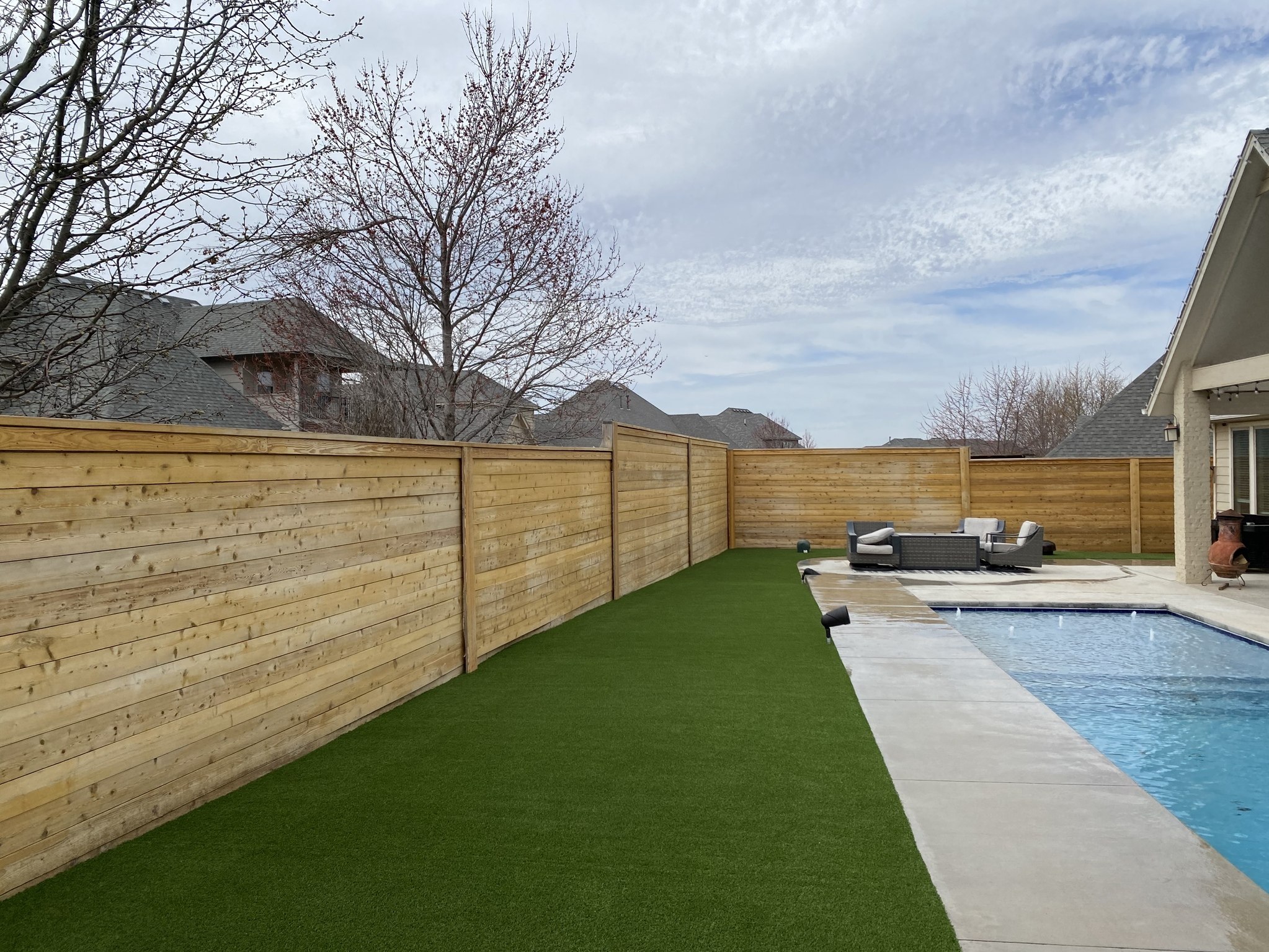 a Picturesque Lawn with Synthetic Grass