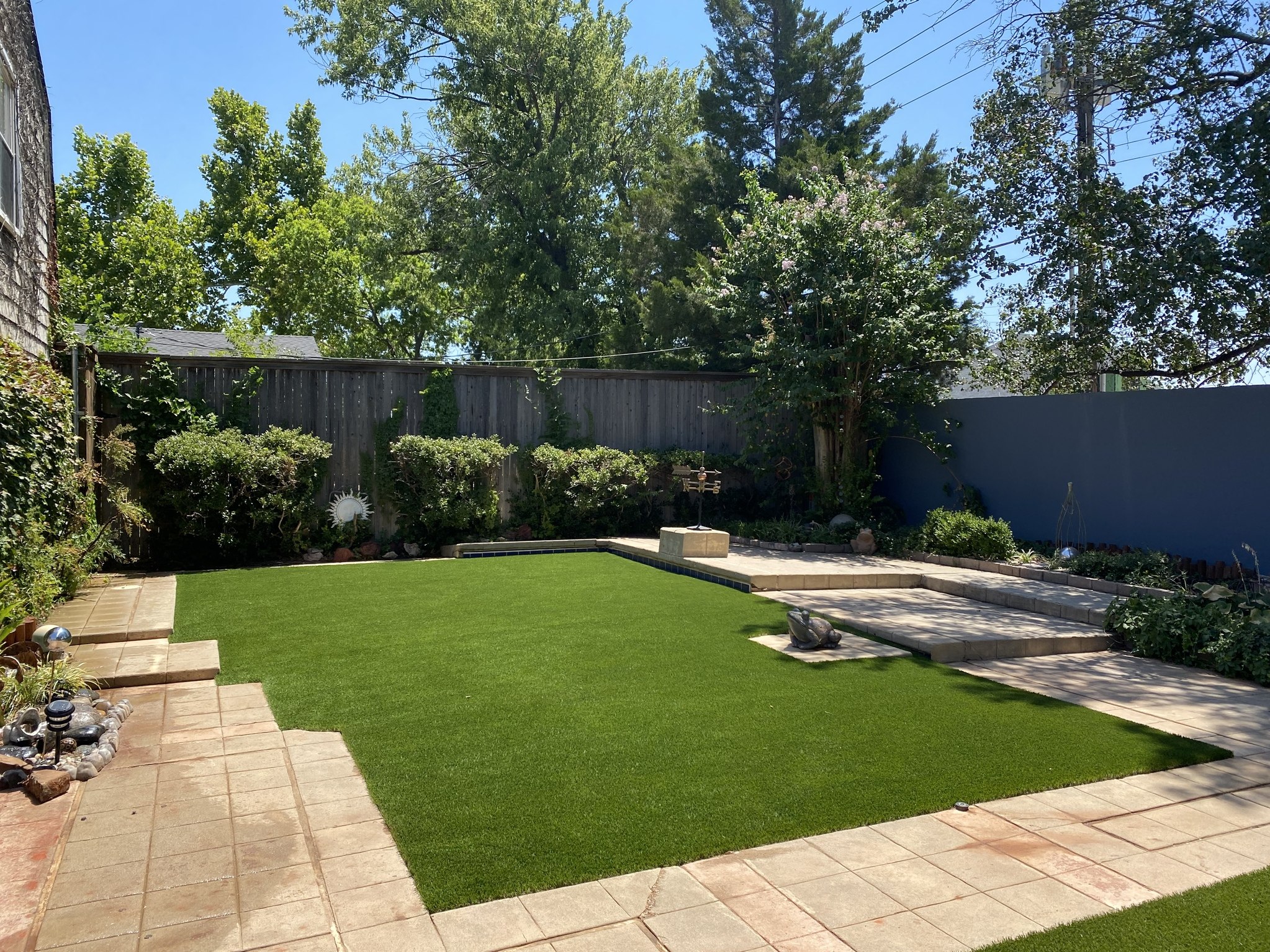 Labor Day artificial grass
