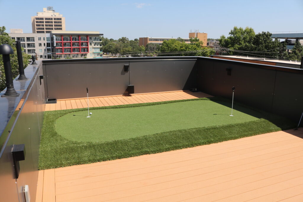 rooftop putting green