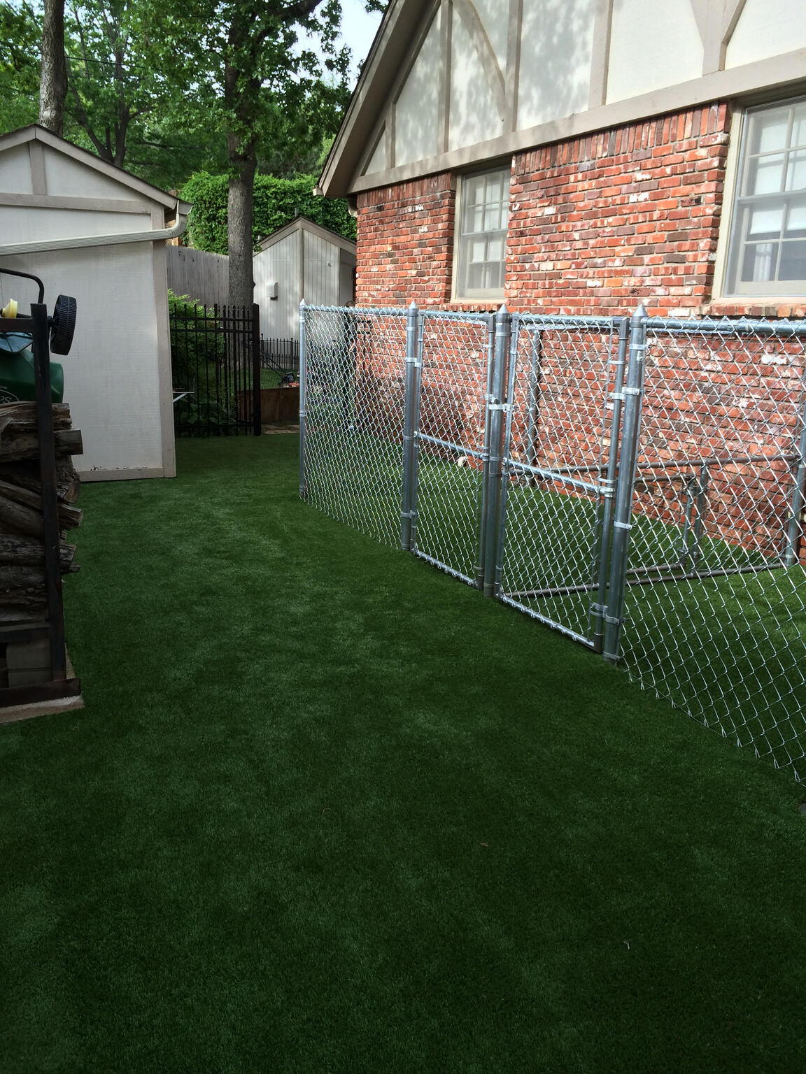synthetic dog grass