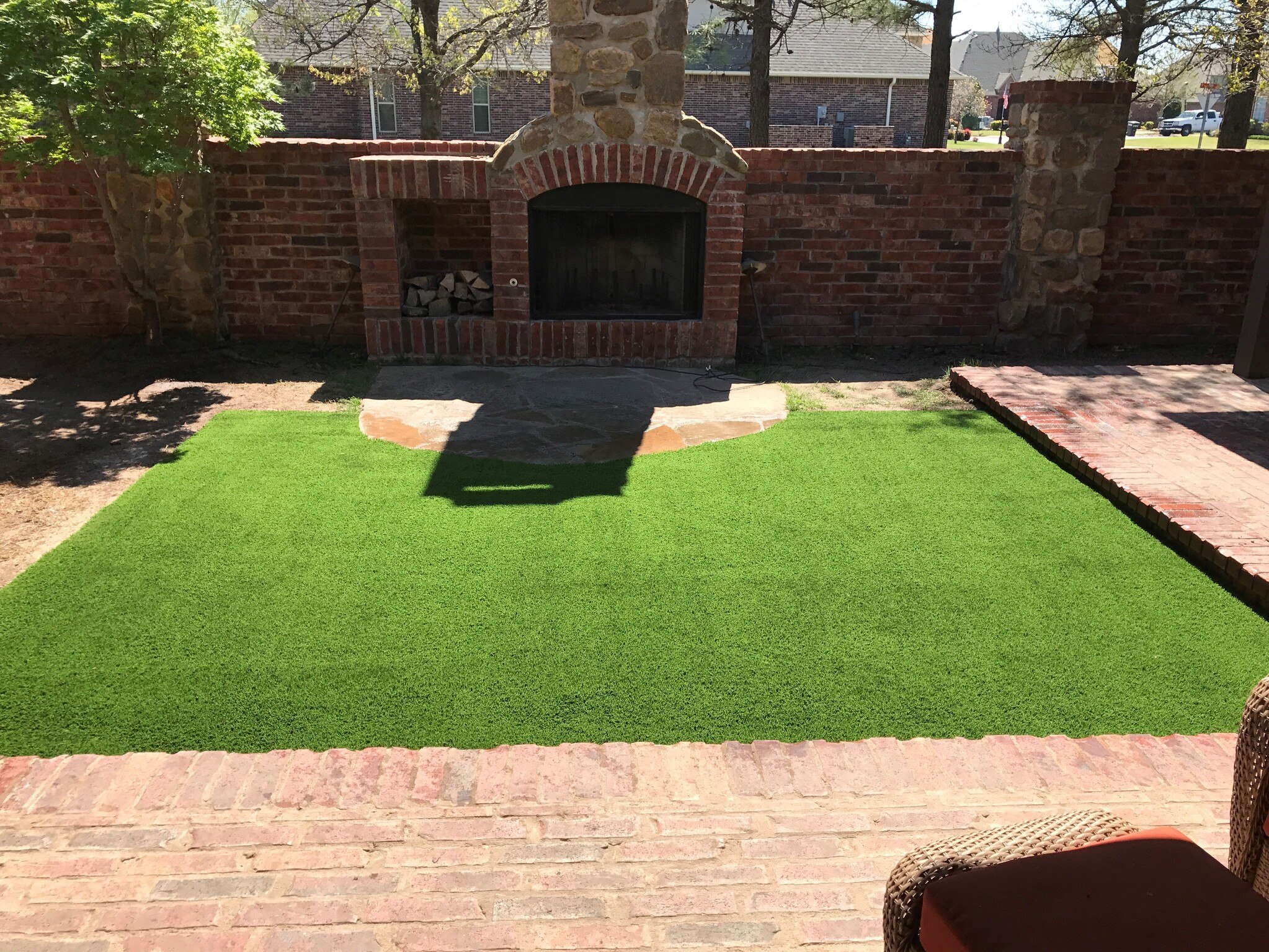 grass patio