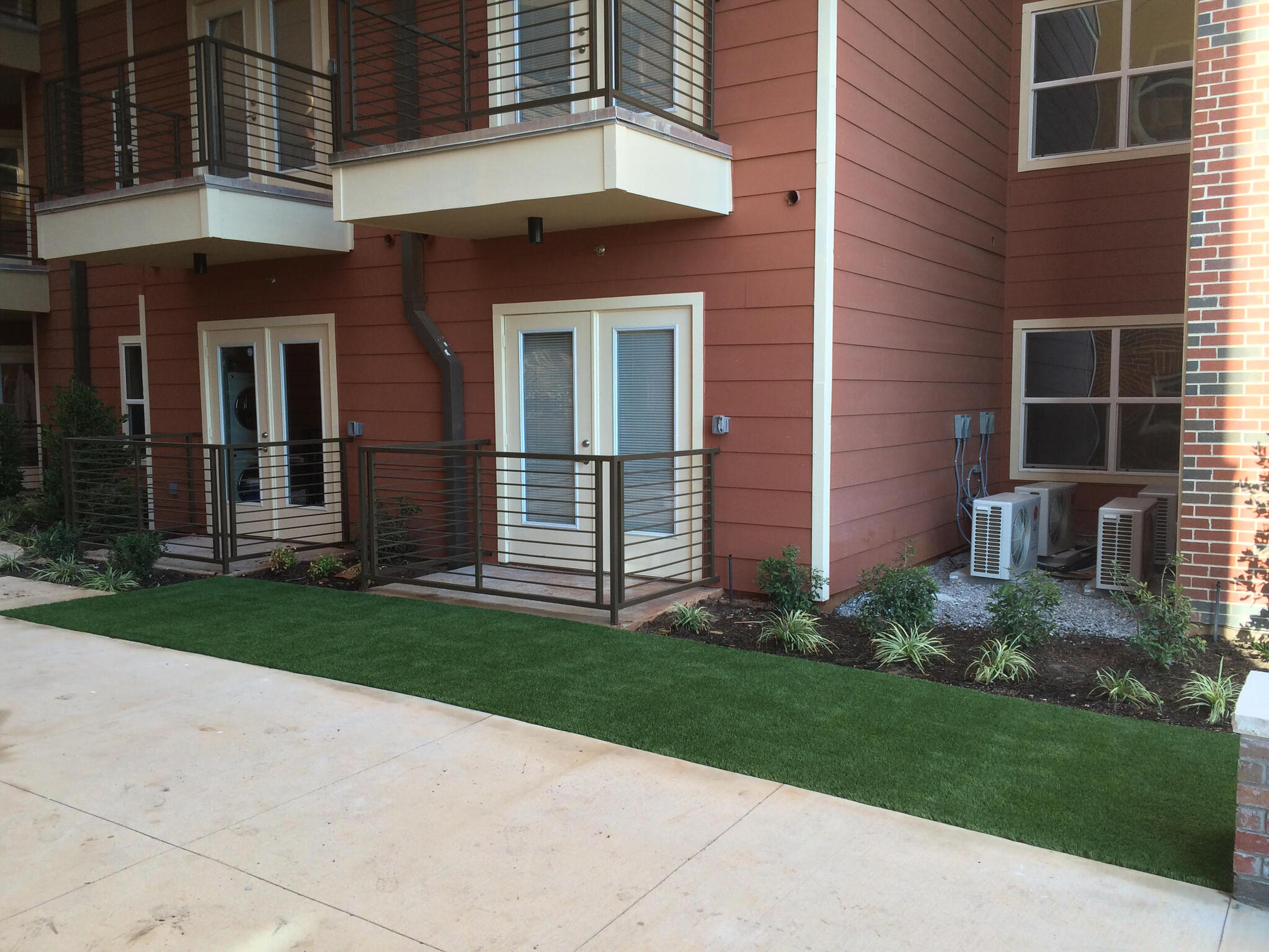 sidewalk grass