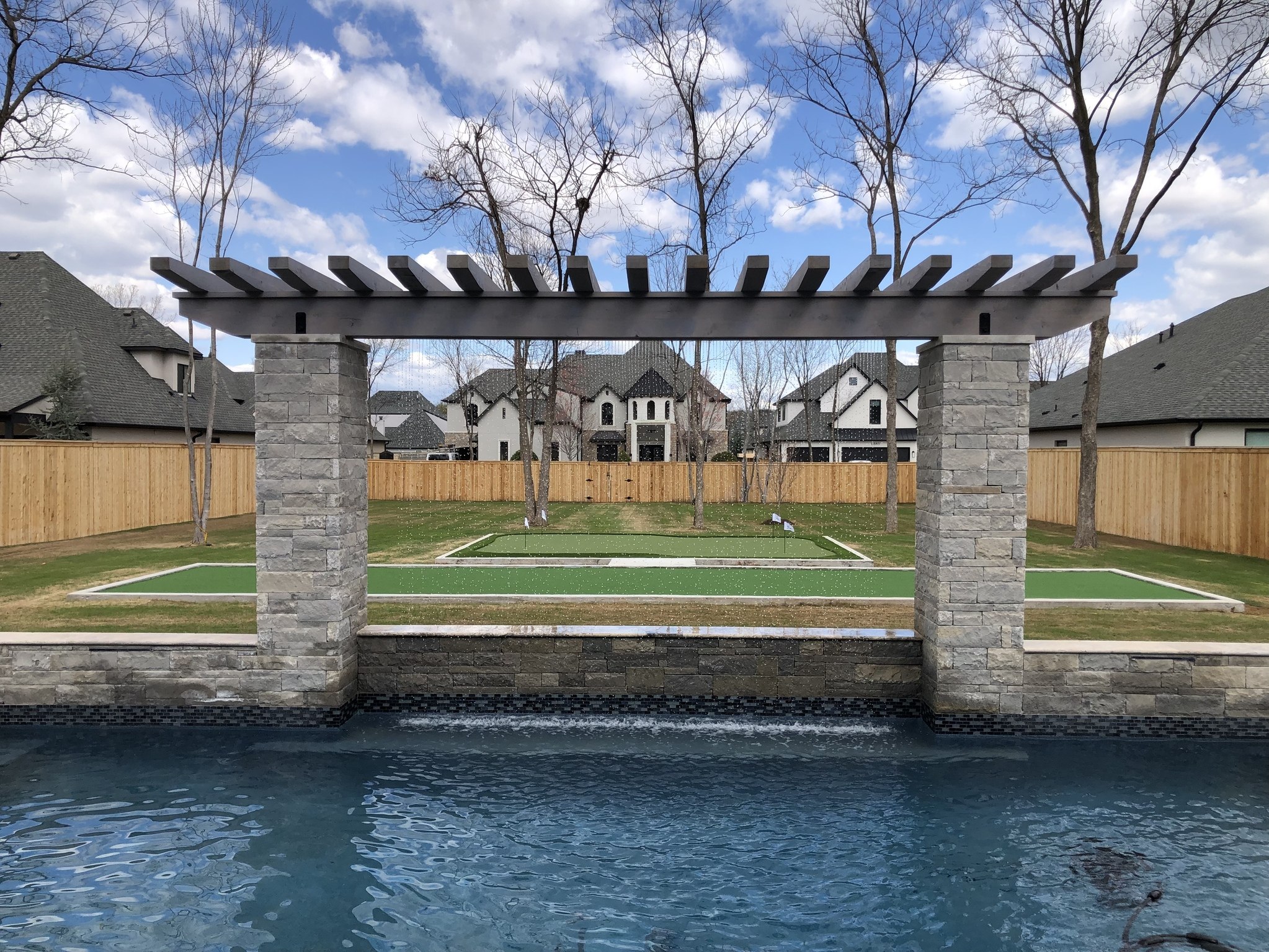 artificial bocce ball court