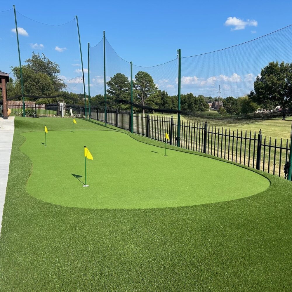 Backyard Putting Green in Burbank